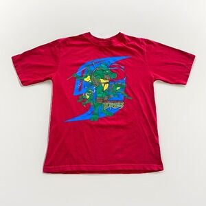 Tmnt Shirt Youth L Red Cotton Y2K Vintage Teenage Mutant Ninja Turtles‎